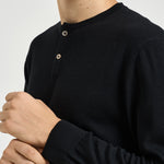 Maglia uomo girocollo in lana nera MI3510 NERO SEINSE 