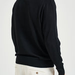 Maglia uomo girocollo in lana nera MI3510 NERO SEINSE 