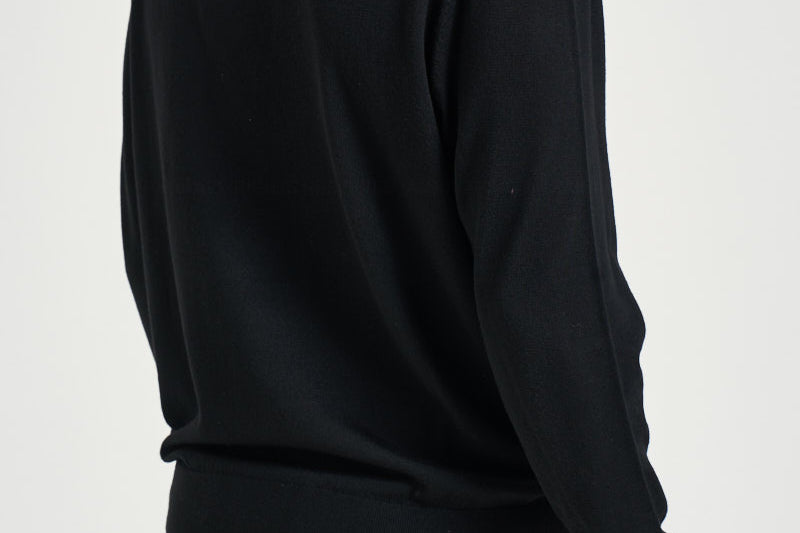 Maglia uomo girocollo in lana nera MI3510 NERO SEINSE 