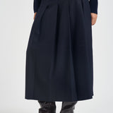Gonna donna midi  blu navy S6WI20 N12 SEMICOUTURE 