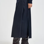 Gonna donna midi  blu navy S6WI20 N12 SEMICOUTURE 