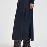 Gonna donna midi  blu navy S6WI20 N12 SEMICOUTURE 