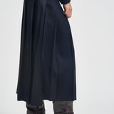 Gonna donna midi  blu navy S6WI20 N12 SEMICOUTURE 