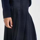 Gonna donna midi  blu navy S6WI20 N12 SEMICOUTURE 