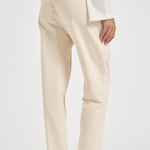 Pantaloni donna con coulisse panna S6WL24 E64 SEMICOUTURE 