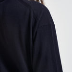 Maglia donna in lana blu navy Y6WC52 K68 SEMICOUTURE 