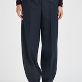 Pantaloni donna sartoriali blu notte Y6WI32 K68 SEMICOUTURE 