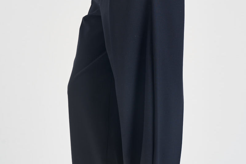 Pantaloni donna sartoriali blu notte Y6WI32 K68 SEMICOUTURE 