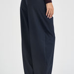 Pantaloni donna sartoriali blu notte Y6WI32 K68 SEMICOUTURE 