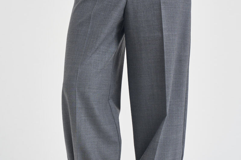 Pantaloni donna sartoriali grigio mélange Y6WI32 X90 SEMICOUTURE 