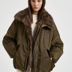 Giacca donna Thilda verde oliva 66758 8032ARMYGREEN STAND STUDIO 