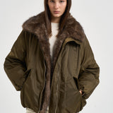 Giacca donna Thilda verde oliva 66758 8032ARMYGREEN STAND STUDIO 
