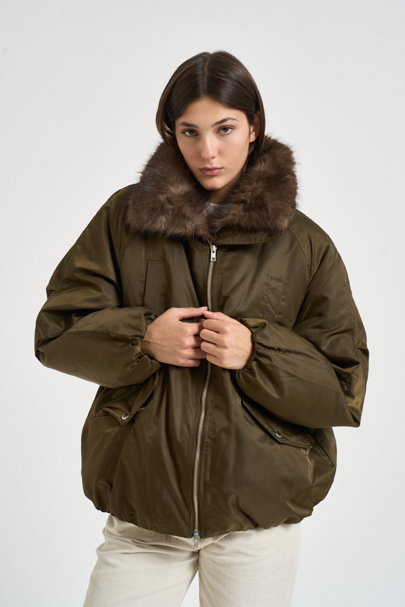Giacca donna Thilda verde oliva 66758 8032ARMYGREEN STAND STUDIO 