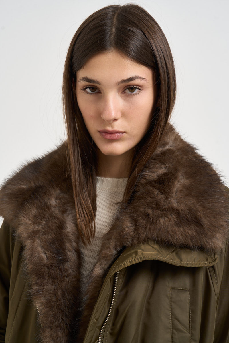 Giacca donna Thilda verde oliva 66758 8032ARMYGREEN STAND STUDIO 
