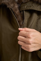 Giacca donna Thilda verde oliva 66758 8032ARMYGREEN STAND STUDIO 