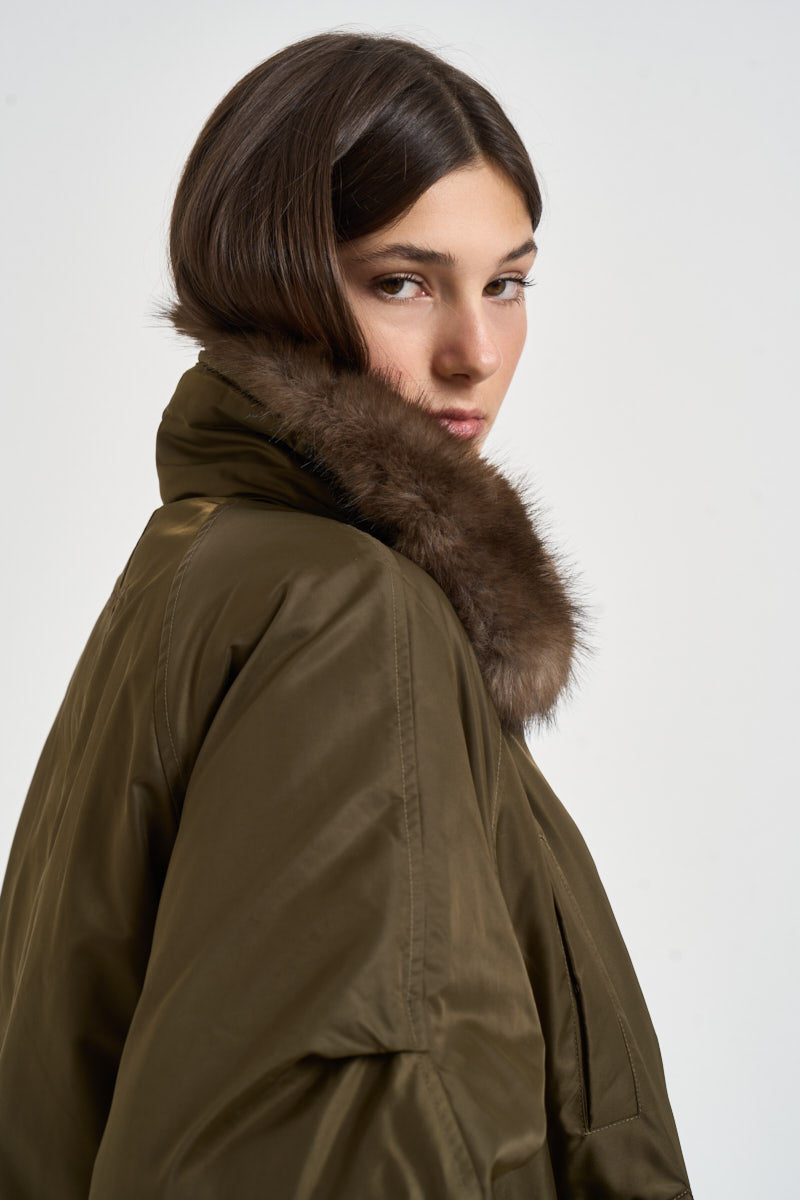 Giacca donna Thilda verde oliva 66758 8032ARMYGREEN STAND STUDIO 