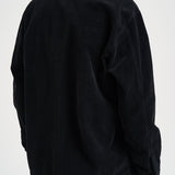 Camicia uomo in velluto a coste nera 1200016 S0212V0029 STONE ISLAND 
