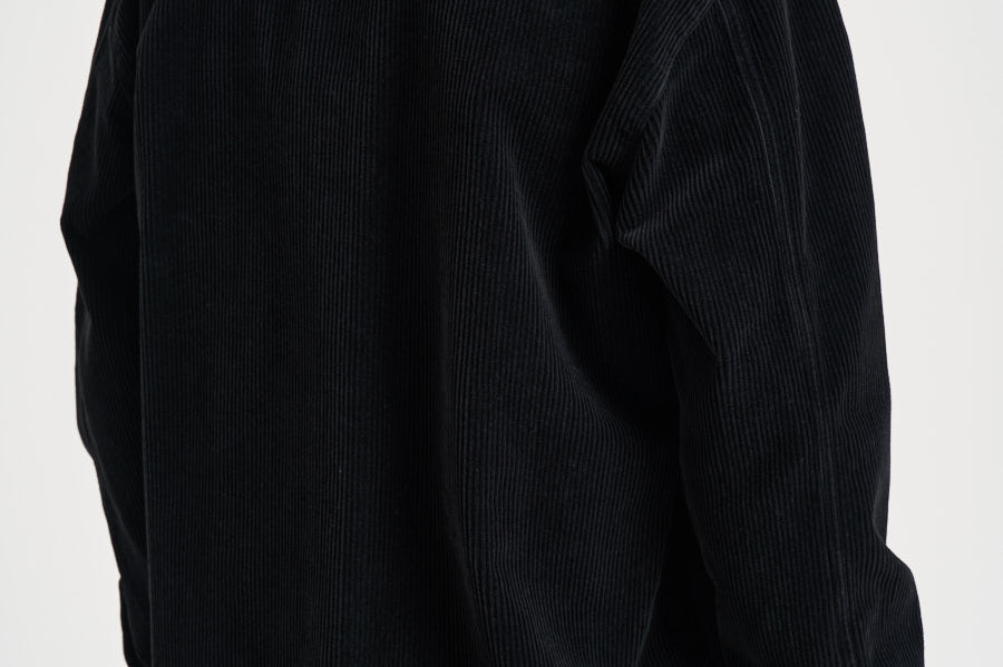 Camicia uomo in velluto a coste nera 1200016 S0212V0029 STONE ISLAND 