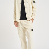 Camicia uomo in velluto a coste panna 1200016 S0212V0093 STONE ISLAND 