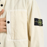 Camicia uomo in velluto a coste panna 1200016 S0212V0093 STONE ISLAND 
