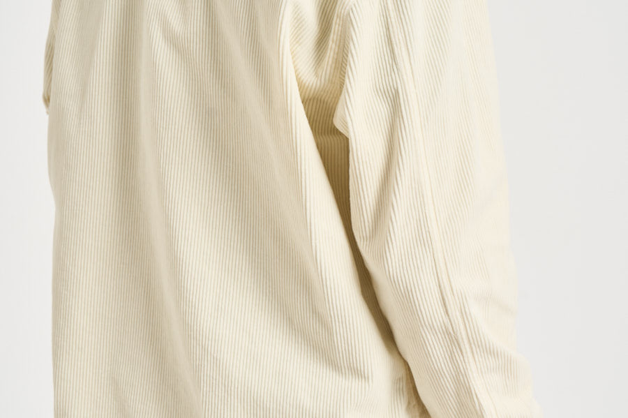 Camicia uomo in velluto a coste panna 1200016 S0212V0093 STONE ISLAND 