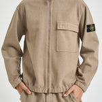 Giacca uomo con zip beige 1200033 S0451V0094 STONE ISLAND 
