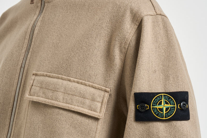 Giacca uomo con zip beige 1200033 S0451V0094 STONE ISLAND 