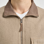 Giacca uomo con zip beige 1200033 S0451V0094 STONE ISLAND 