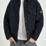 Giacca camicia uomo blu notte 1200034 S0461V0020 STONE ISLAND 