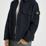 Giacca camicia uomo blu notte 1200034 S0461V0020 STONE ISLAND 