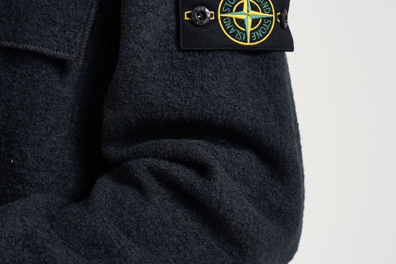 Giacca camicia uomo blu notte 1200034 S0461V0020 STONE ISLAND 