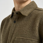 Giacca camicia uomo verde oliva 1200034 S0461V005G STONE ISLAND 