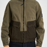 Giubbotto uomo tecnico verde militare 1200039 S0482V005G STONE ISLAND 