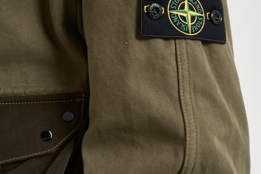 Giubbotto uomo tecnico verde militare 1200039 S0482V005G STONE ISLAND 