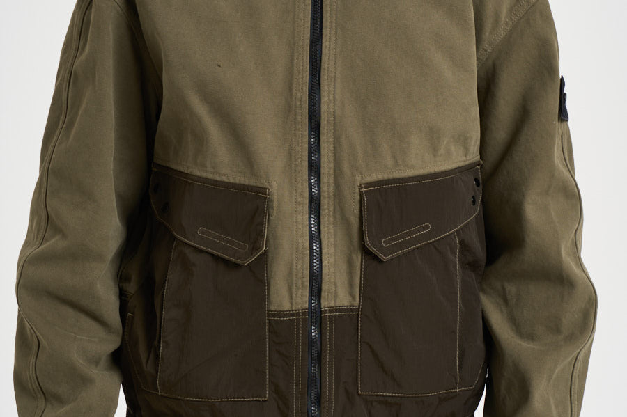 Giubbotto uomo tecnico verde militare 1200039 S0482V005G STONE ISLAND 