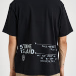 T-shirt uomo girocollo nera 2100001 S0480V0029 STONE ISLAND 