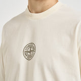 T-shirt uomo girocollo panna 2100001 S0480V0093 STONE ISLAND 