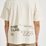 T-shirt uomo girocollo panna 2100001 S0480V0093 STONE ISLAND 