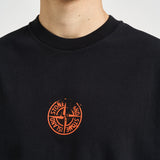 T-shirt uomo con stampa Vertical Placement nera 2100001 S0533V0029 STONE ISLAND 