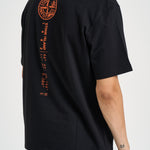 T-shirt uomo con stampa Vertical Placement nera 2100001 S0533V0029 STONE ISLAND 