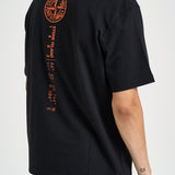 T-shirt uomo con stampa Vertical Placement nera 2100001 S0533V0029 STONE ISLAND 