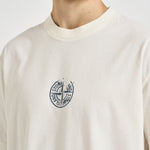 T-shirt uomo con stampa Vertical Placement panna 2100001 S0533V0093 STONE ISLAND 