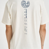T-shirt uomo con stampa Vertical Placement panna 2100001 S0533V0093 STONE ISLAND 