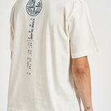 T-shirt uomo con stampa Vertical Placement panna 2100001 S0533V0093 STONE ISLAND 
