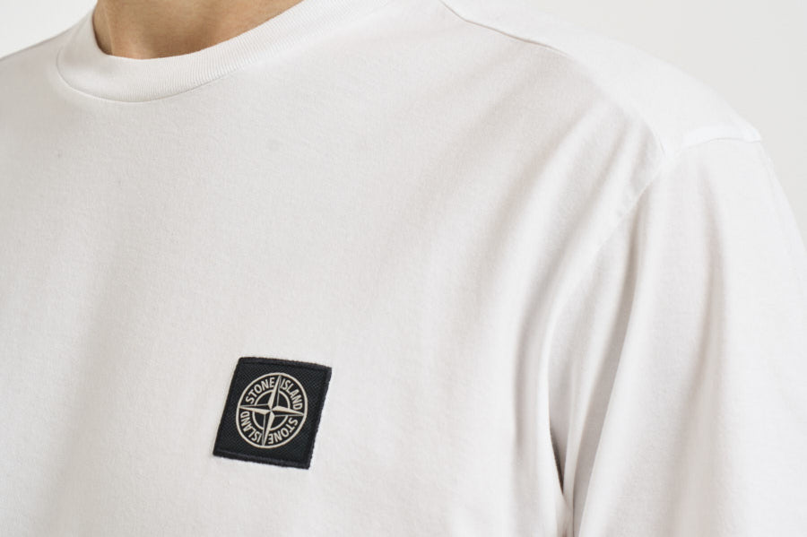 T-shirt uomo girocollo bianca 2100027 S0013V0001 STONE ISLAND 