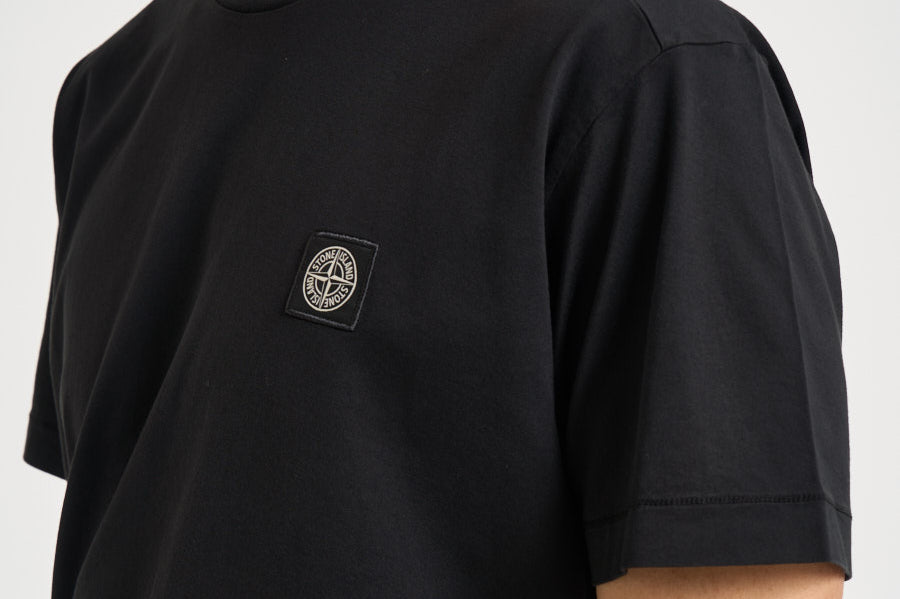 T-shirt uomo girocollo nera 2100027 S0013V0029 STONE ISLAND 