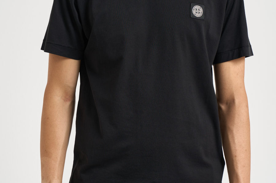 T-shirt uomo girocollo nera 2100027 S0013V0029 STONE ISLAND 