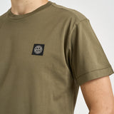 T-shirt uomo in cotone verde 2100027 S0013V005G STONE ISLAND 