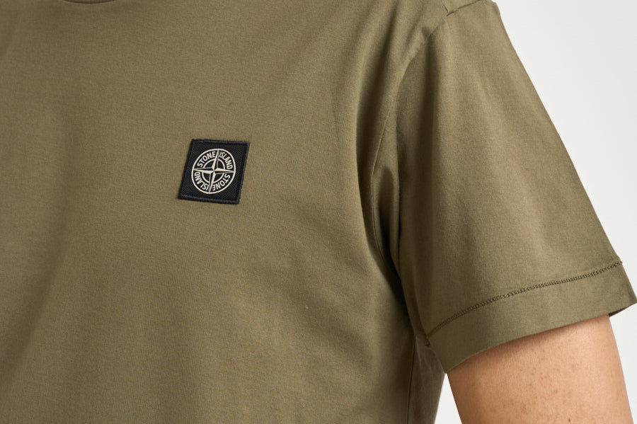 T-shirt uomo in cotone verde 2100027 S0013V005G STONE ISLAND 