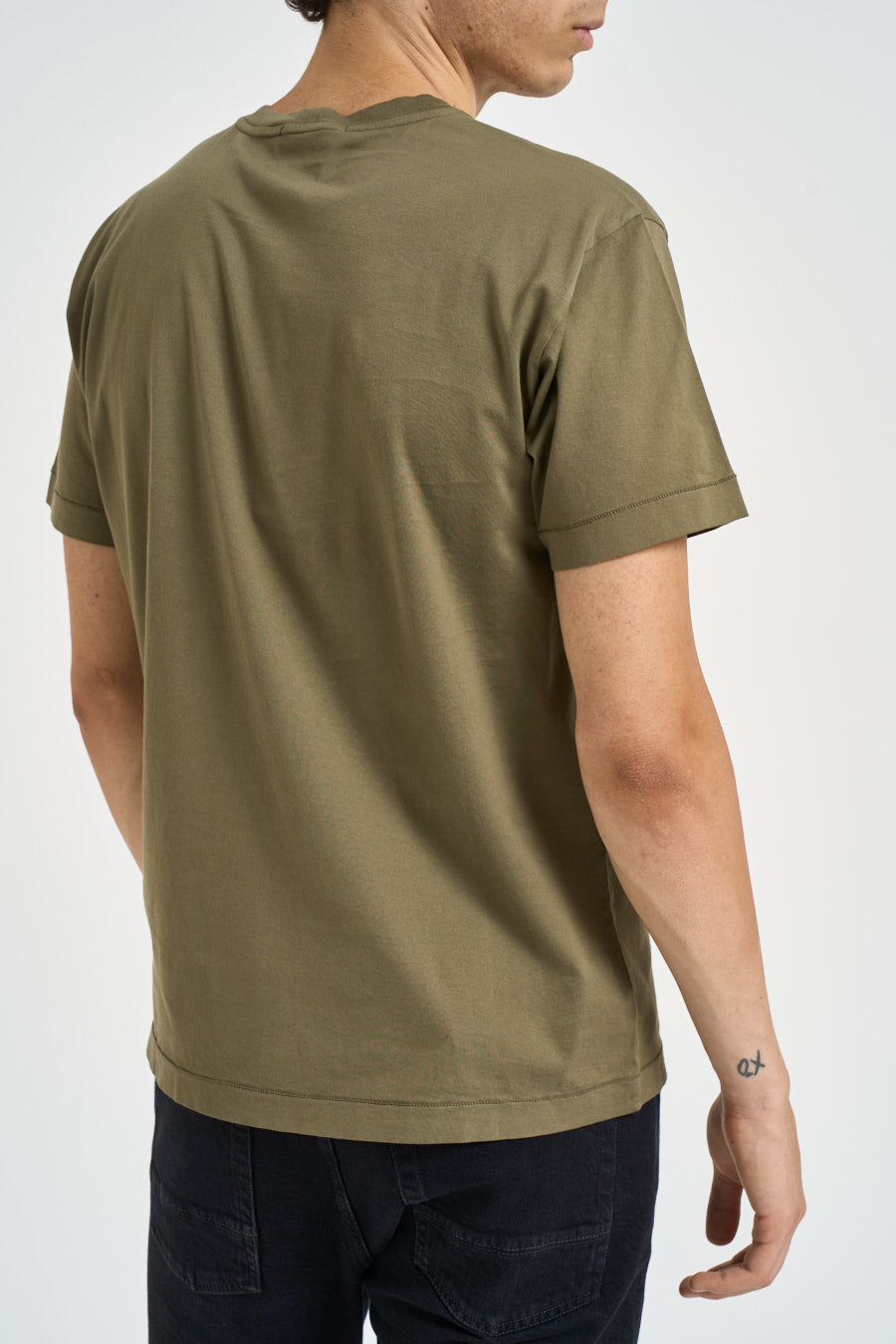 T-shirt uomo girocollo verde 2100027 S0013V005G STONE ISLAND 